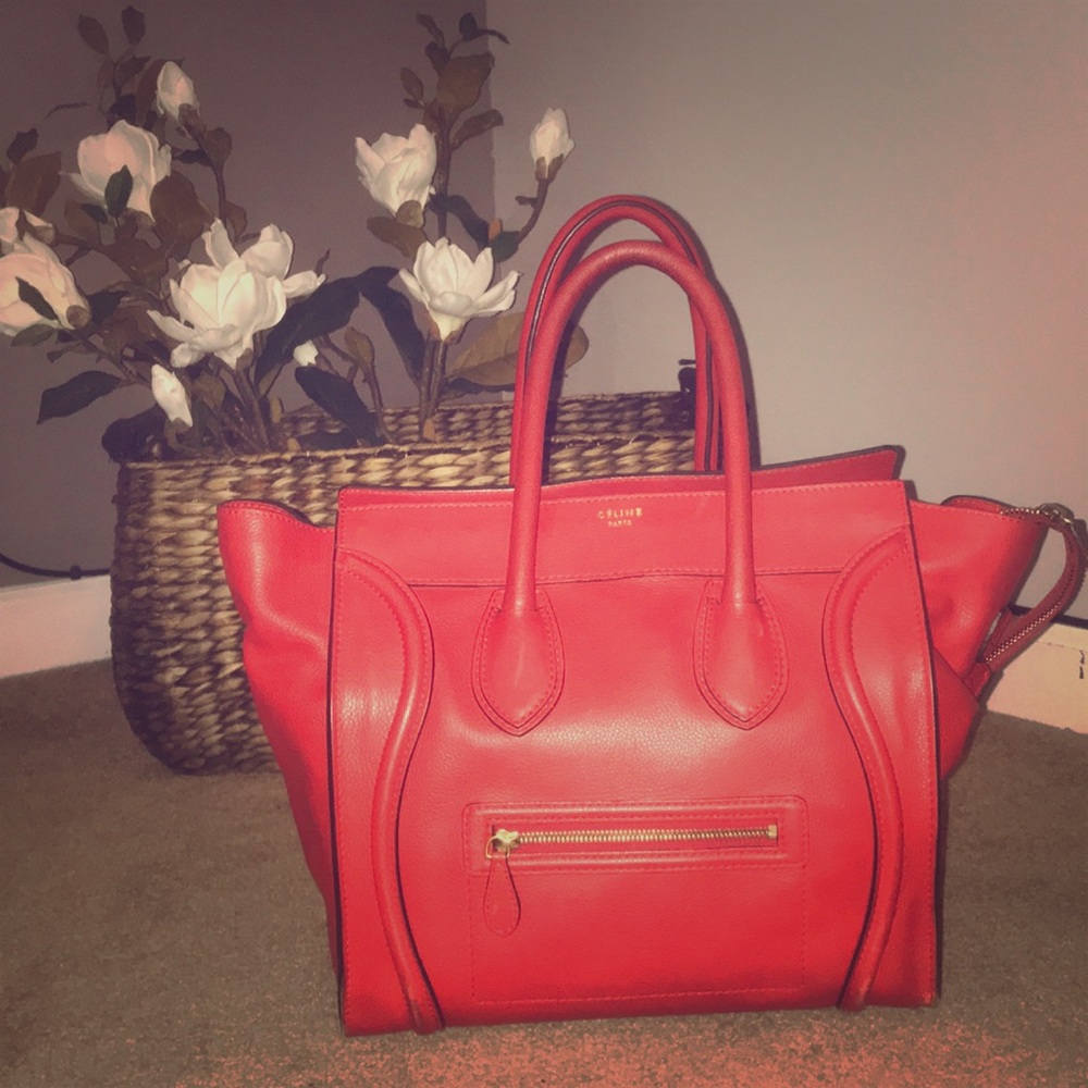 Red Celine Mini Bag